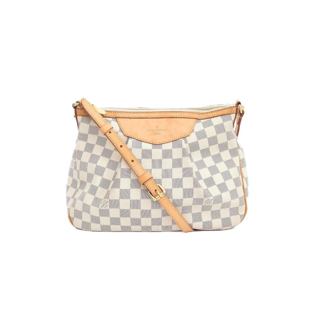 Excellent Louis Vuitton Handbag Checkered Leather Women’s Bag